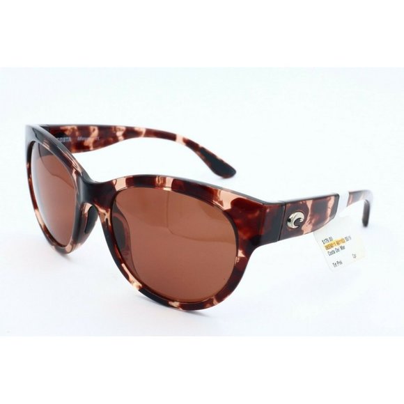 Costa Del Mar MAYA 06S9011-0355 Cat Eye Tortoise Sunglasses Brown Lens 55mm (A)